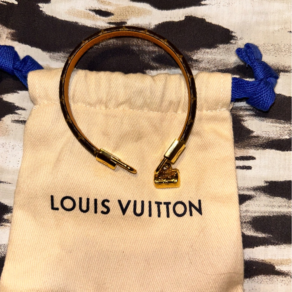 LV Leather Bracelet